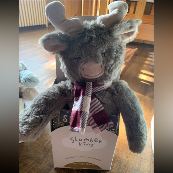 Slumberkins Shine Bright Moose NIB + Card - Picture 4 of 7